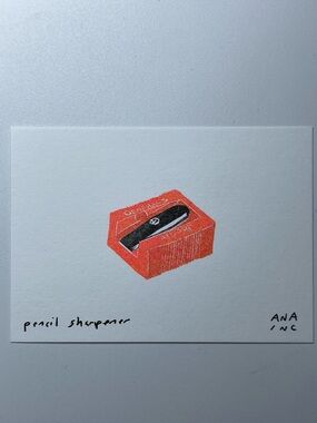 Anastasia Inciardi Pencil Sharpener Mini Print